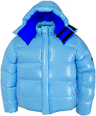 down jacket - Vinland Hoody - XL - 900 g - 31-ice blue shiny/36-steel blue shiny - Arcitc-Hood 